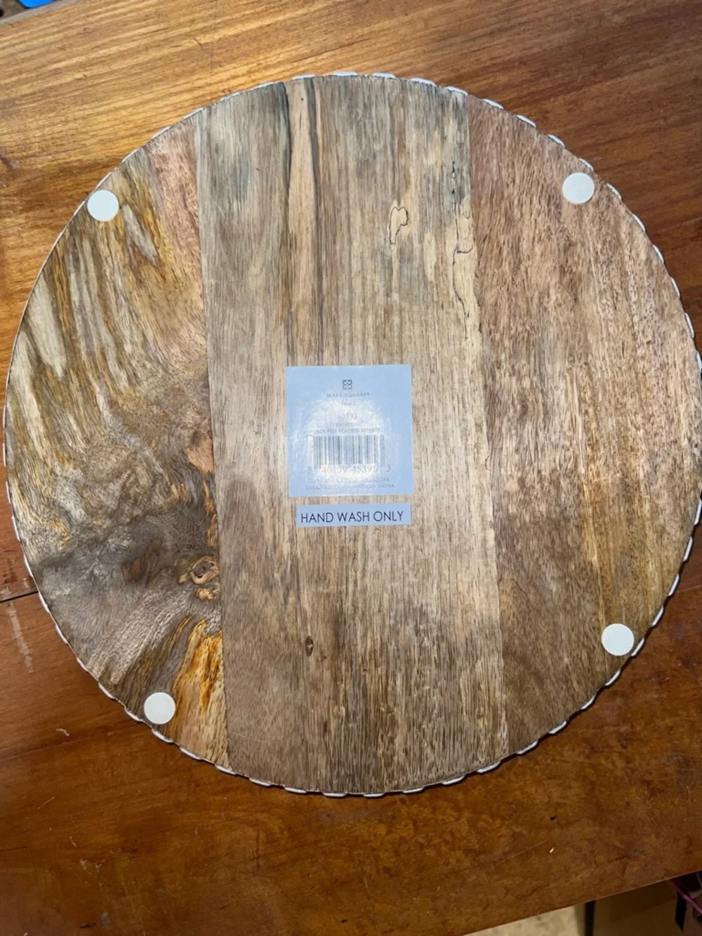 Mary Square Tennessee Beaded Round Cutting Board